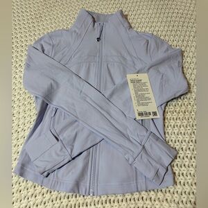 lululemon define jacket cropped nulu serene blue